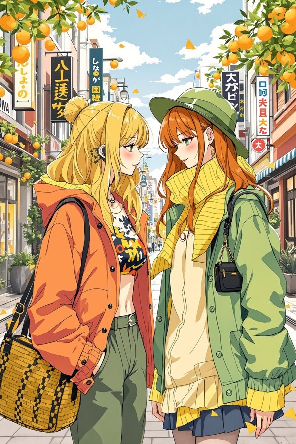 柑橘味香气 - 日本漫画百合番剧封面