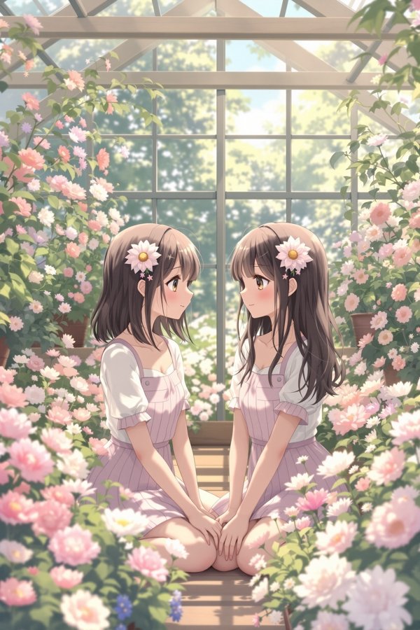 花开两生 - 日本漫画百合番剧封面